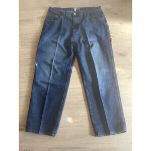 Vintage Y2K US Polo Assn Baggy Carpenter Jeans Mens 38x32 Wide Leg Loose Fit